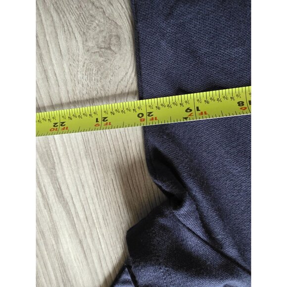 Tommy Hilfiger Womens Navy Blue Polo Shirt Short Sleeve Button Top XL - Picture 7 of 7
